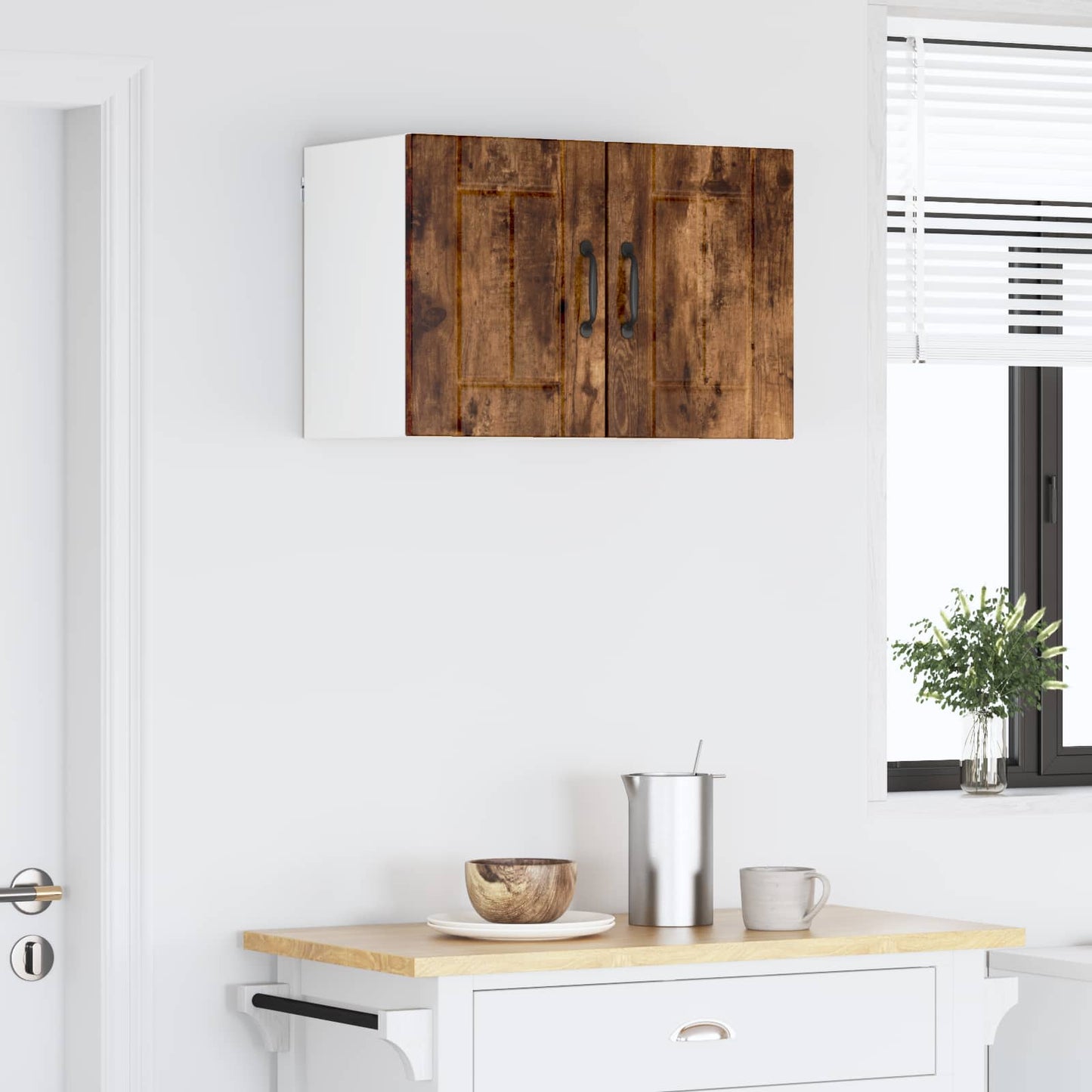 vidaXL Ντουλάπα Κουζίνας 2 pcs Καπνιστό Δρύς 30 x 31 x 40 εκ.