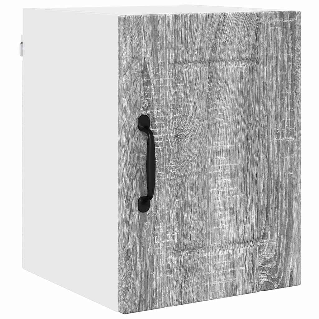 vidaXL Κρεμαστό ντουλάπι κουζίνας 2 pcs Γκρίζο Σονομα 30 x 31 x 40 εκ.