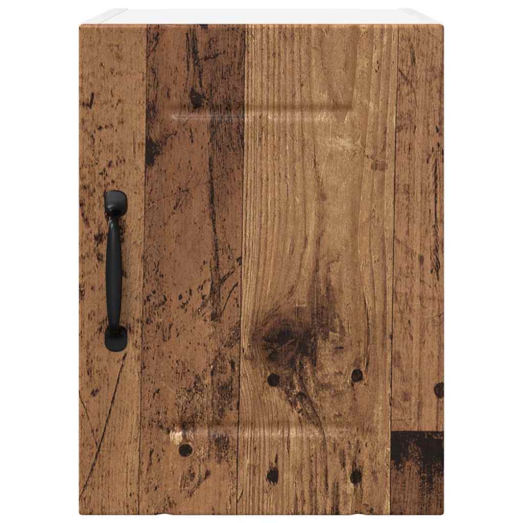 vidaXL Κρεμαστό ντουλάπι κουζίνας 2 pcs Παλιό Ξύλο 30 x 31 x 40 εκ.