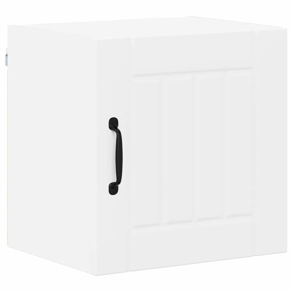 vidaXL Κρεμαστό ντουλάπι κουζίνας με ράφι Λευκό 40 x 31 x 40 εκ.