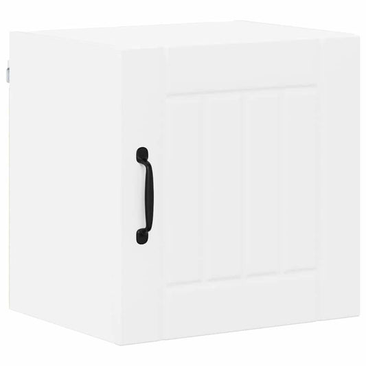 vidaXL Κρεμαστό ντουλάπι κουζίνας με ράφι Λευκό 40 x 31 x 40 εκ.