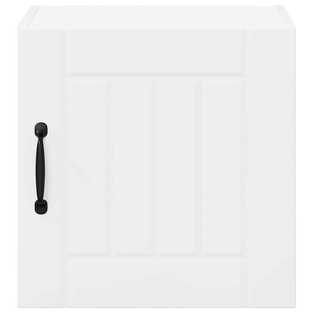 vidaXL Κρεμαστό ντουλάπι κουζίνας με ράφι Λευκό 40 x 31 x 40 εκ.