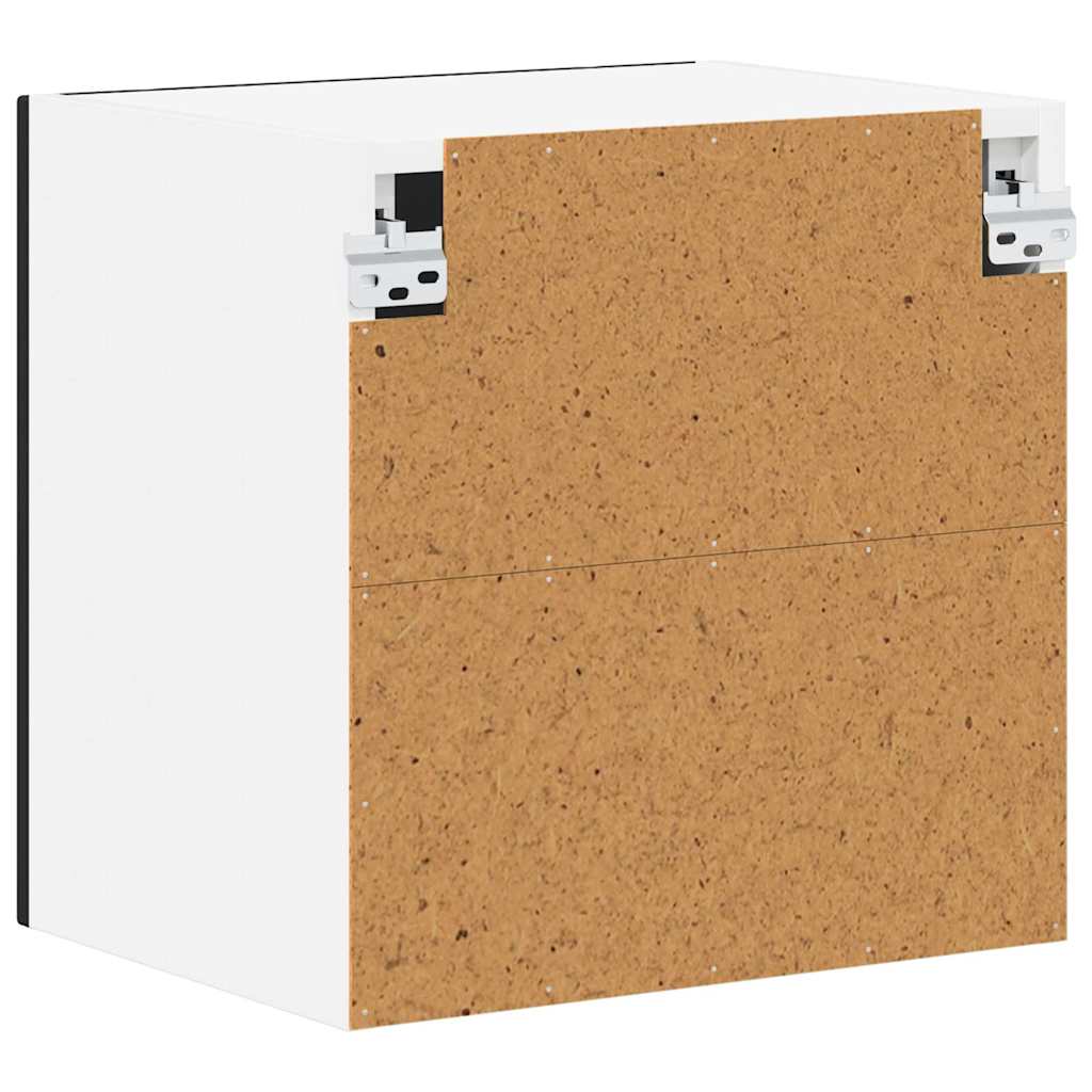 vidaXL Κρεμαστό ντουλάπι κουζίνας με ράφι 2 pcs Μαύρο 40 x 31 x 40 εκ.