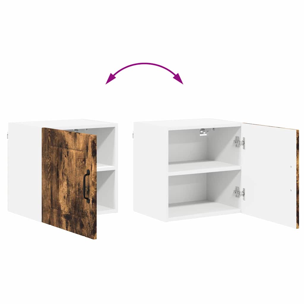 vidaXL Κρεμαστό ντουλάπι κουζίνας Καπνιστό Δρύς 40 x 31 x 40 εκ.