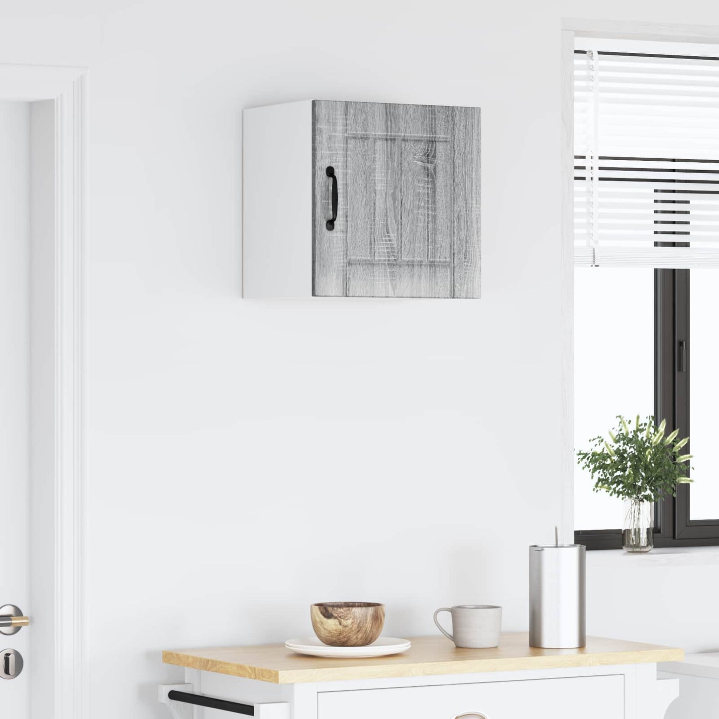 vidaXL Ντουλάπα Τοίχου Lucca Γκρι Sonoma 40 x 31 x 40 εκ.