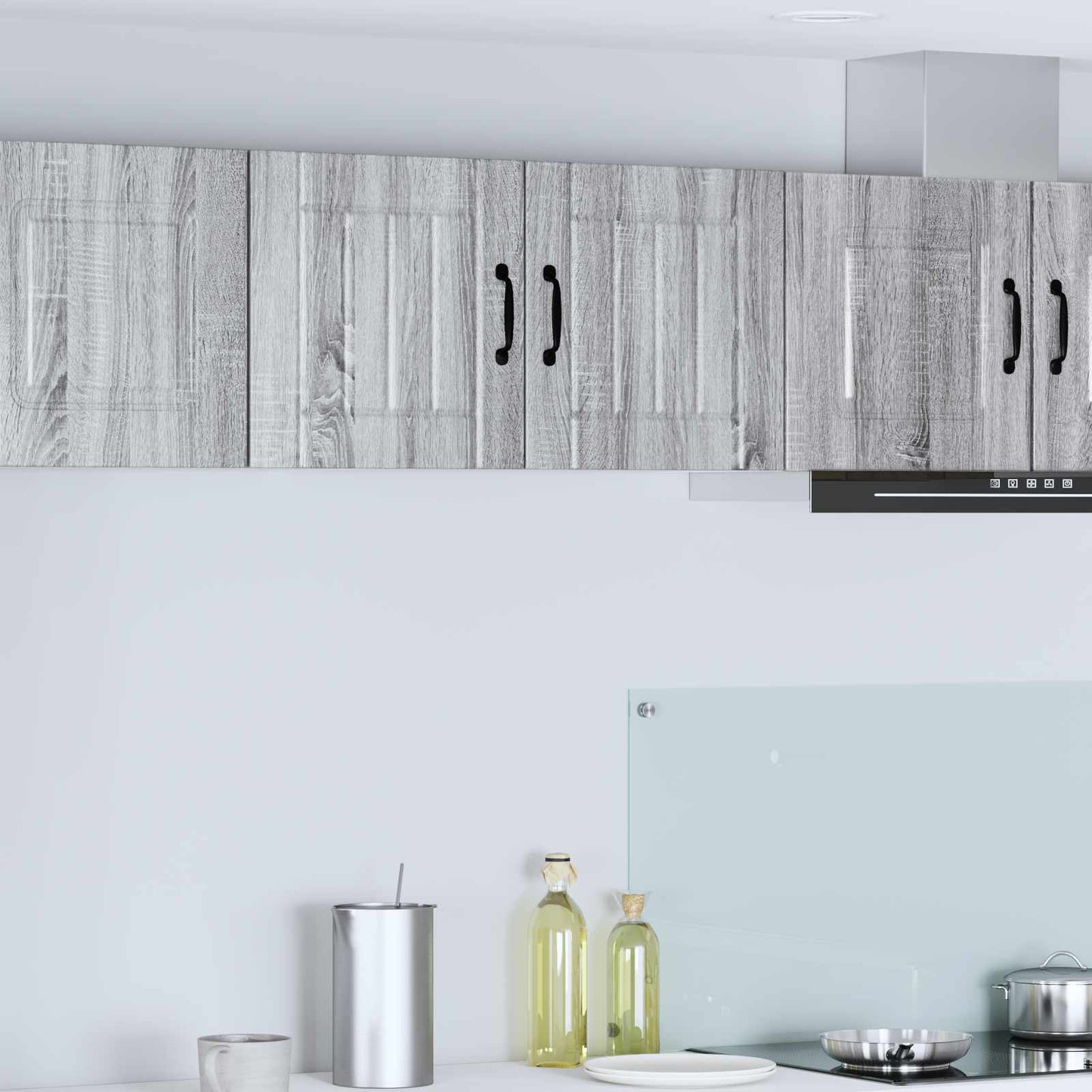 vidaXL Ντουλάπα Κουζίνας 2 pcs Γκρίζο Σονομα 40 x 31 x 40 εκ.