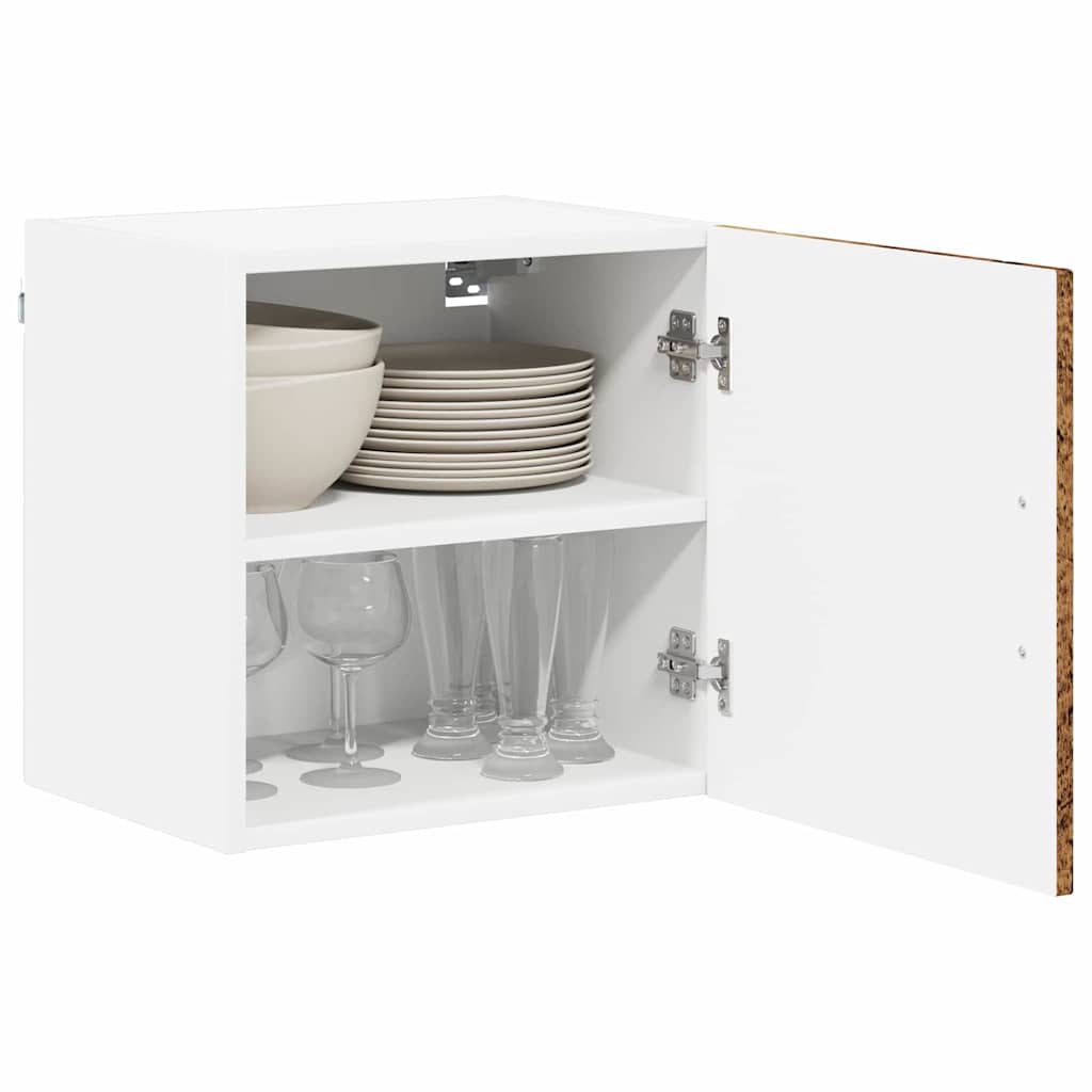 vidaXL Κρεμαστό ντουλάπι κουζίνας 2 pcs Παλιό Ξύλο 40 x 31 x 40 εκ.