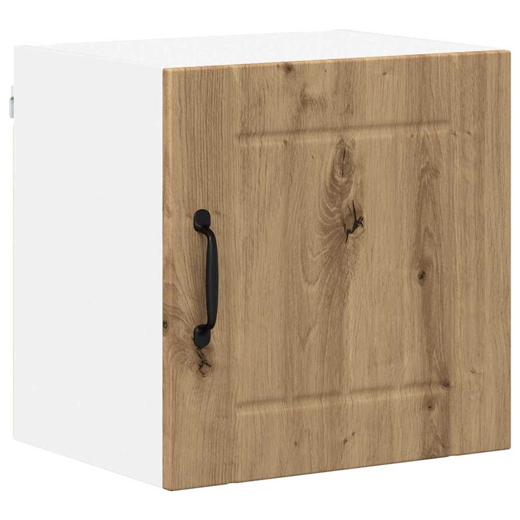 vidaXL Κρεμαστό ντουλάπι κουζίνας με ράφι Artisan Oak 40 x 31 x 40 εκ.