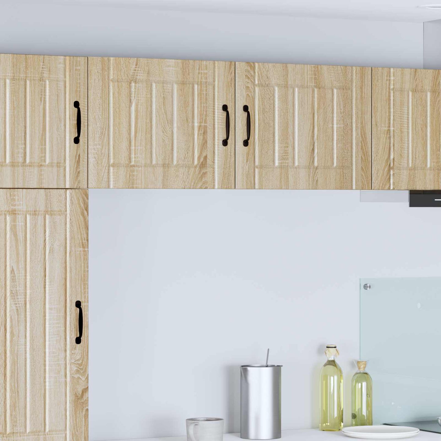 vidaXL Κρεμαστό ντουλάπι κουζίνας 2 pcs Δρύς Sonoma 50 x 31 x 40 εκ.