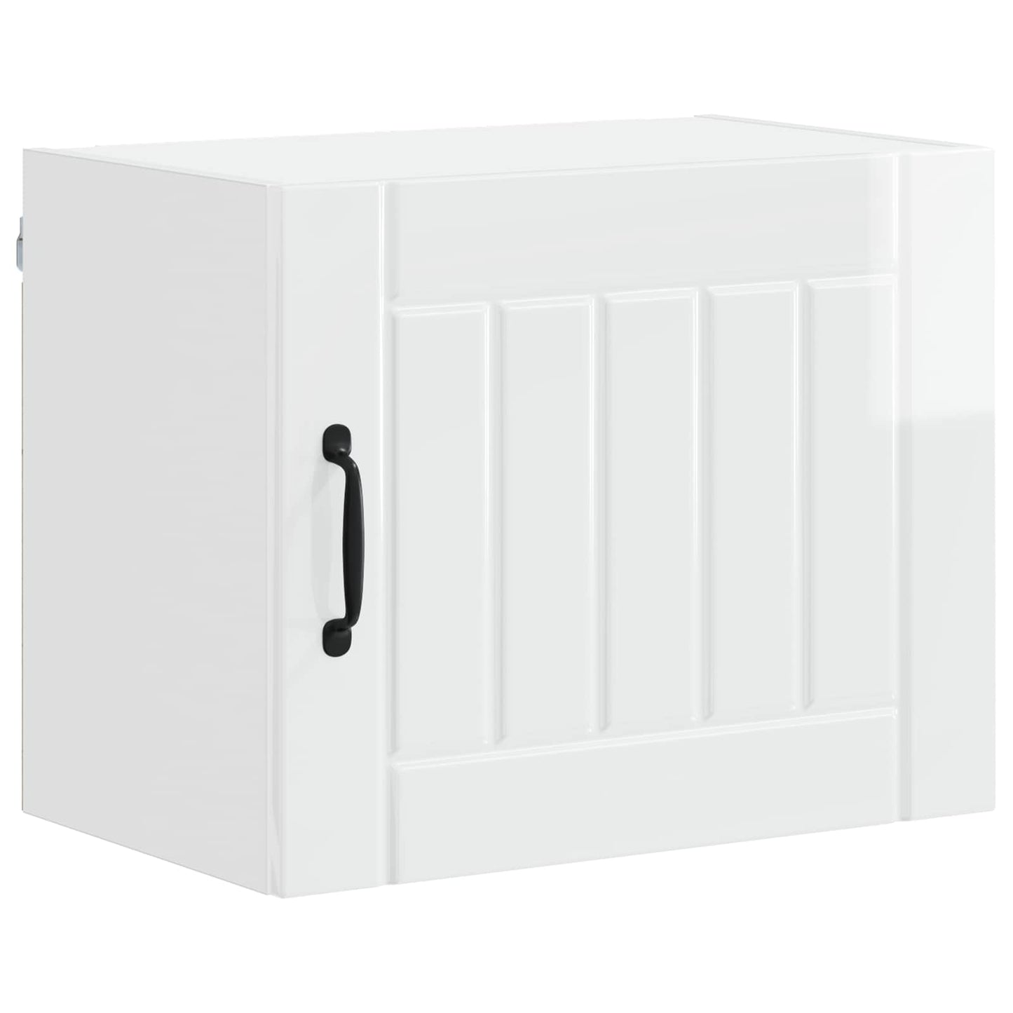 vidaXL Ντουλάπα Κουζίνας Υψηλής γυαλάδας λευκό 50 x 31 x 40 εκ.