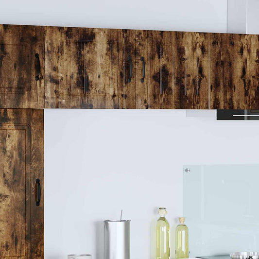 vidaXL Κρεμαστό ντουλάπι κουζίνας Καπνιστό Δρύς 50 x 31 x 40 εκ.