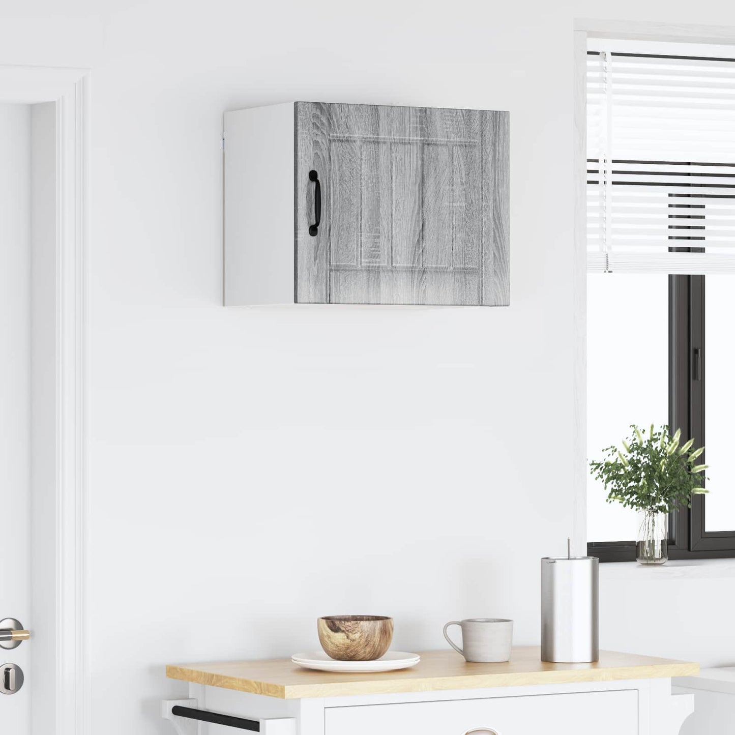vidaXL Ντουλάπα Τοίχου Lucca Γκρι Sonoma 50 x 31 x 40 εκ.