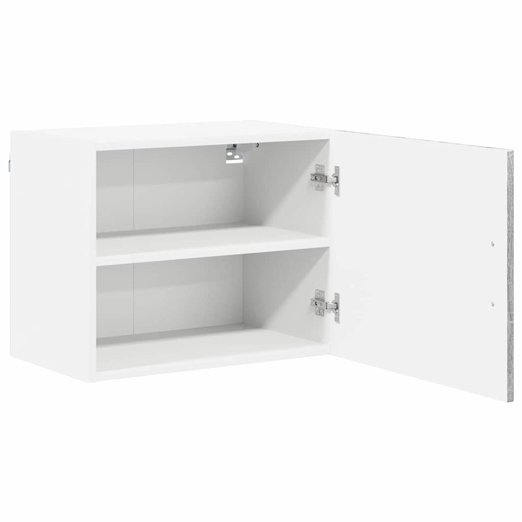 vidaXL Κρεμαστό ντουλάπι κουζίνας 2 pcs Γκρίζο Σονομα 50 x 31 x 40 εκ.