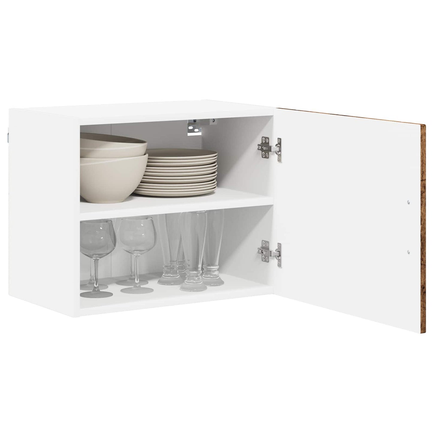 vidaXL Ντουλάπα Τοίχου LUCCA 2 pcs Παλαιωμένο ξύλο 50 x 31 x 40 εκ.