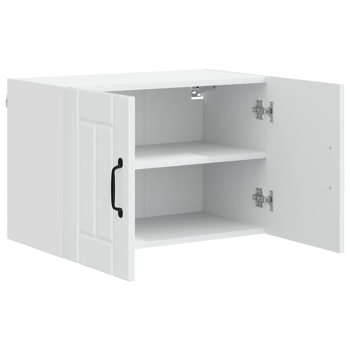vidaXL Ντουλάπα Τοίχου LUCCA Γυαλιστερό Λευκό 60 x 31 x 40 εκ