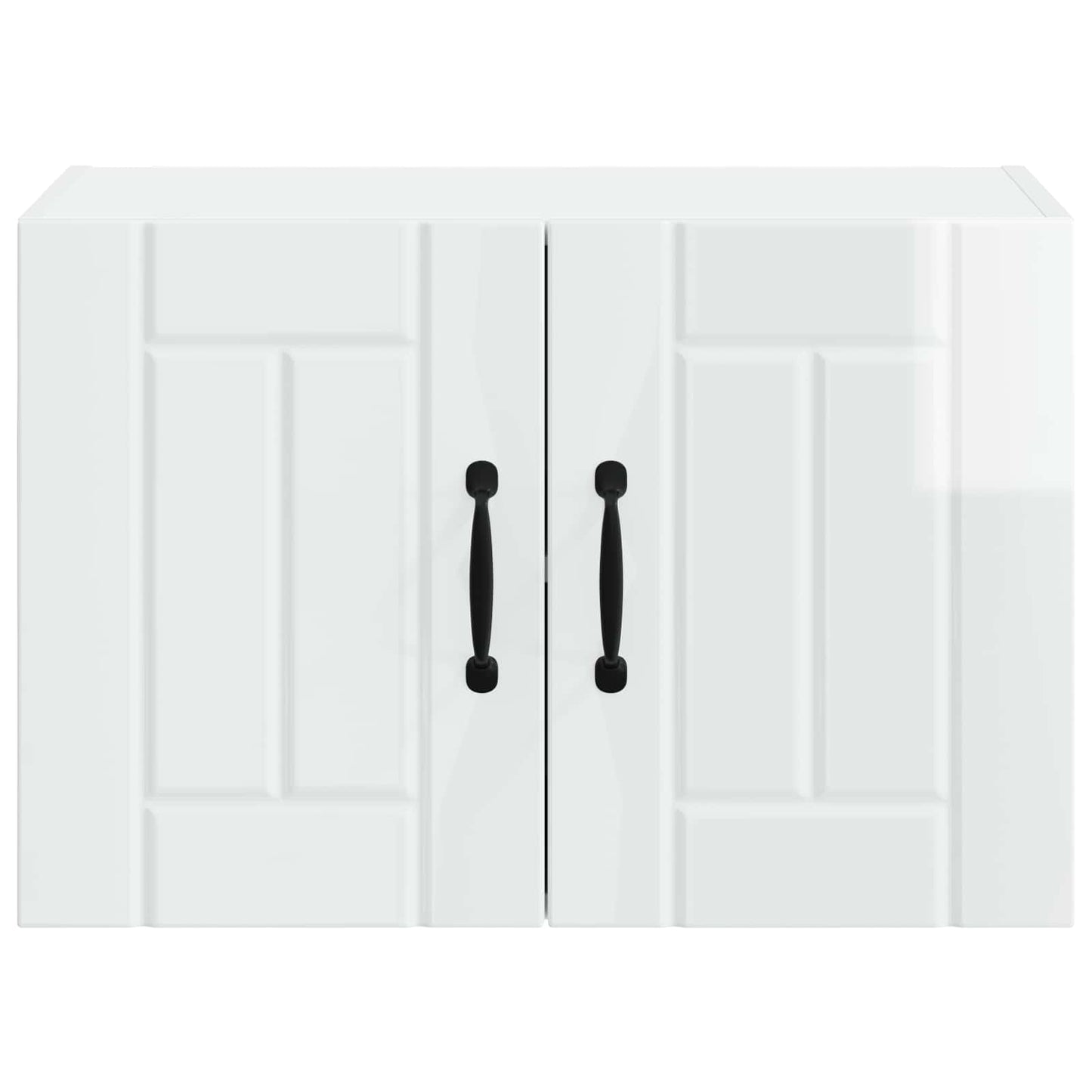 vidaXL Ντουλάπα Τοίχου LUCCA Γυαλιστερό Λευκό 60 x 31 x 40 εκ