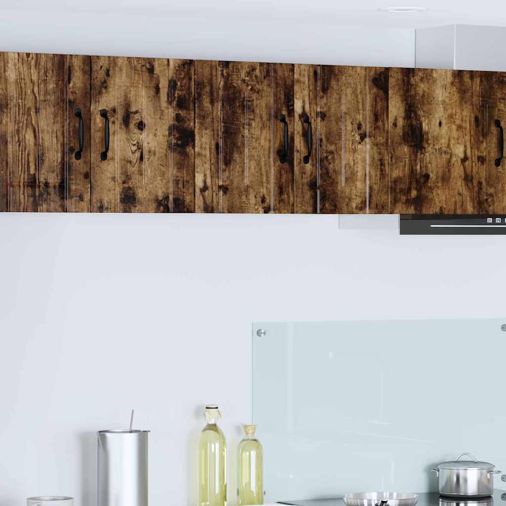 vidaXL Κρεμαστό ντουλάπι κουζίνας Καπνιστή δρυς 60 x 31 x 40 εκ