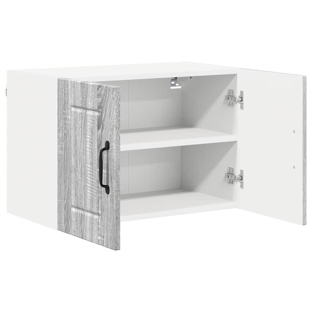 vidaXL Κρεμαστό ντουλάπι κουζίνας 2 pcs Γκρι sonoma 60 x 31 x 40 εκ