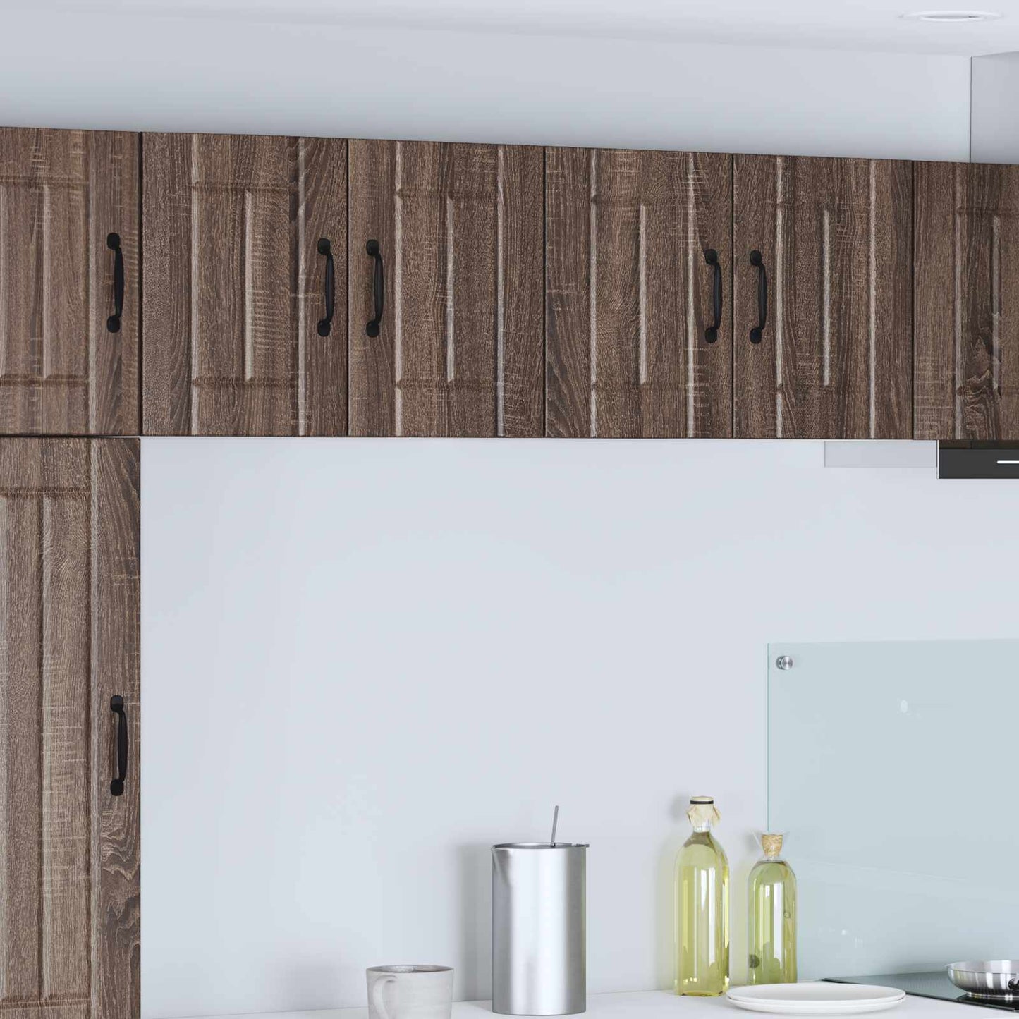 vidaXL Ντουλάπα Τοίχου LUCCA Καφέ Ξύλο Δρυός 60 x 31 x 40 εκ