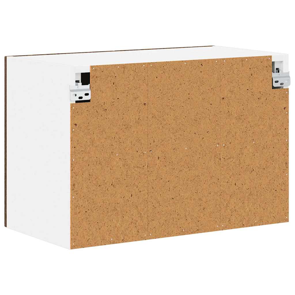 vidaXL Κρεμαστό ντουλάπι κουζίνας 2 pcs Καφέ δρυς 60 x 31 x 40 εκ