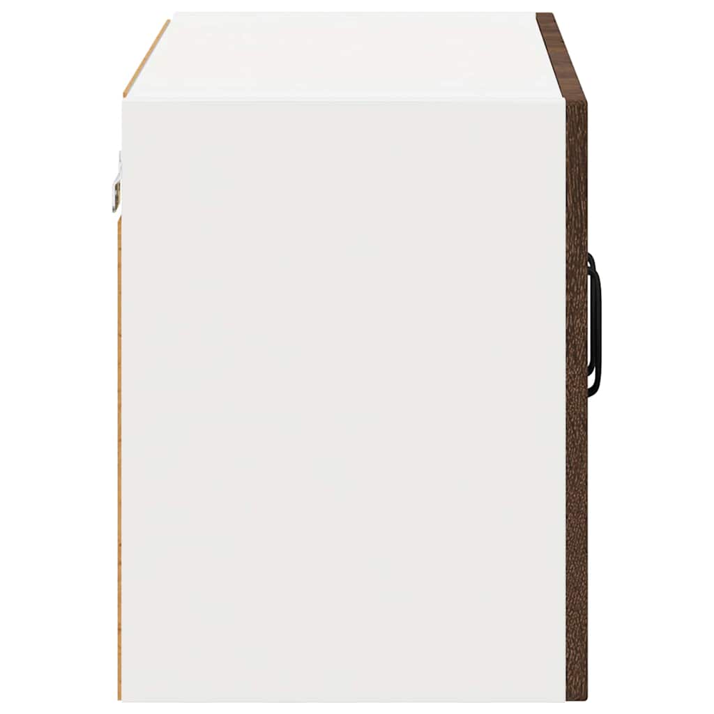 vidaXL Κρεμαστό ντουλάπι κουζίνας 2 pcs Καφέ δρυς 60 x 31 x 40 εκ