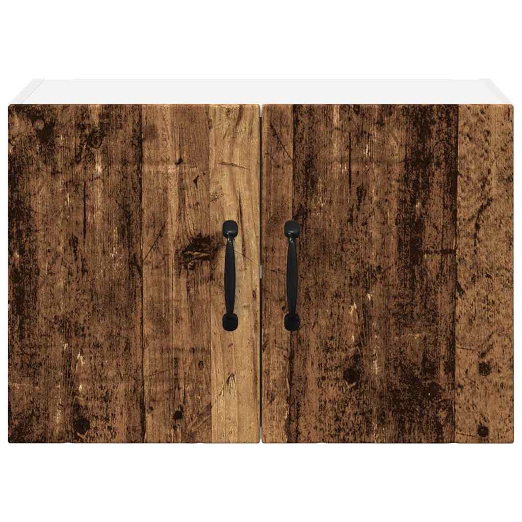 vidaXL Κρεμαστό ντουλάπι κουζίνας 2 pcs Παλαιό ξύλο 60 x 31 x 40 εκ