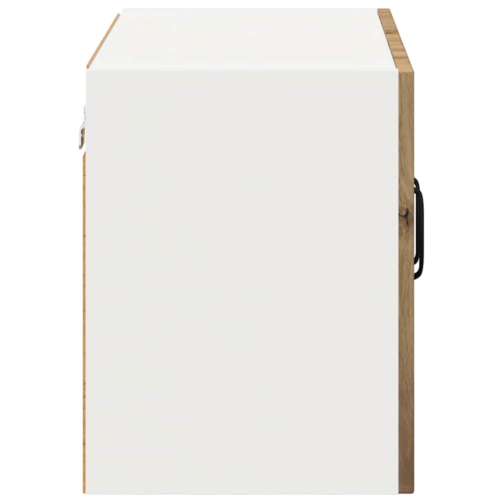 vidaXL Κρεμαστό ντουλάπι κουζίνας 2 pcs artisan δρυς 60 x 31 x 40 εκ