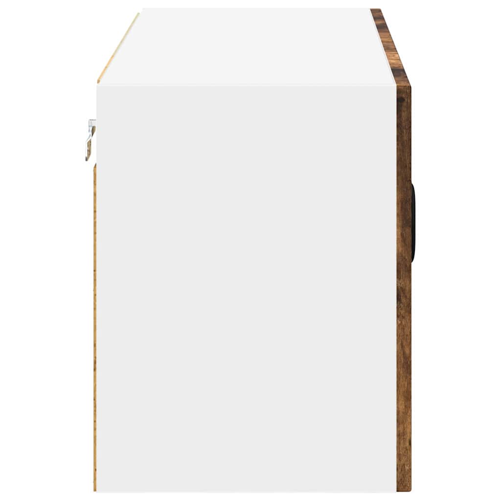 vidaXL Κρεμαστό ντουλάπι κουζίνας Καπνιστό Δρύς 80 x 31 x 40 εκ