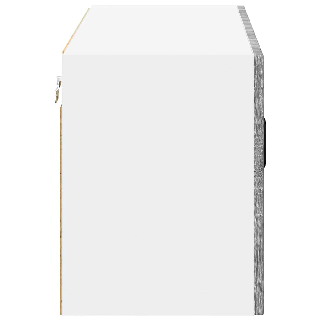 vidaXL Κρεμαστό ντουλάπι κουζίνας Γκρίζο Σονομα 80 x 31 x 40 εκ