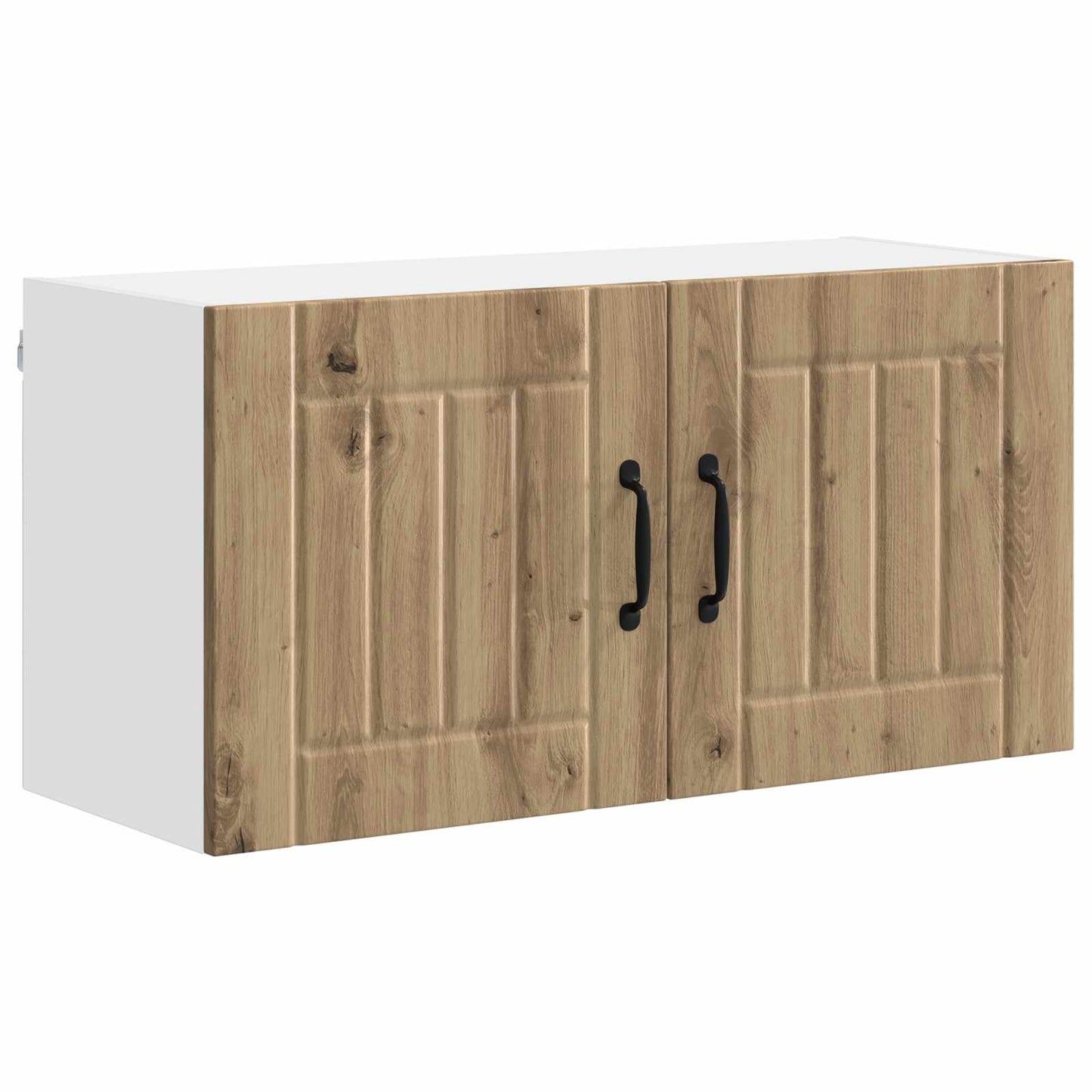 vidaXL Κρεμαστό ντουλάπι κουζίνας με ράφι Artisan Oak 80 x 31 x 40 εκ