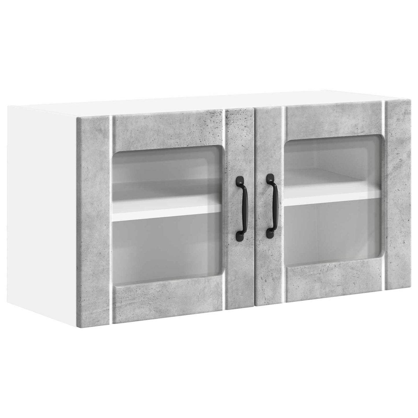 vidaXL Ραφιέρα τοίχου LUCCA Γκρι Σκυροδέματος 80 x 31 x 40 εκ
