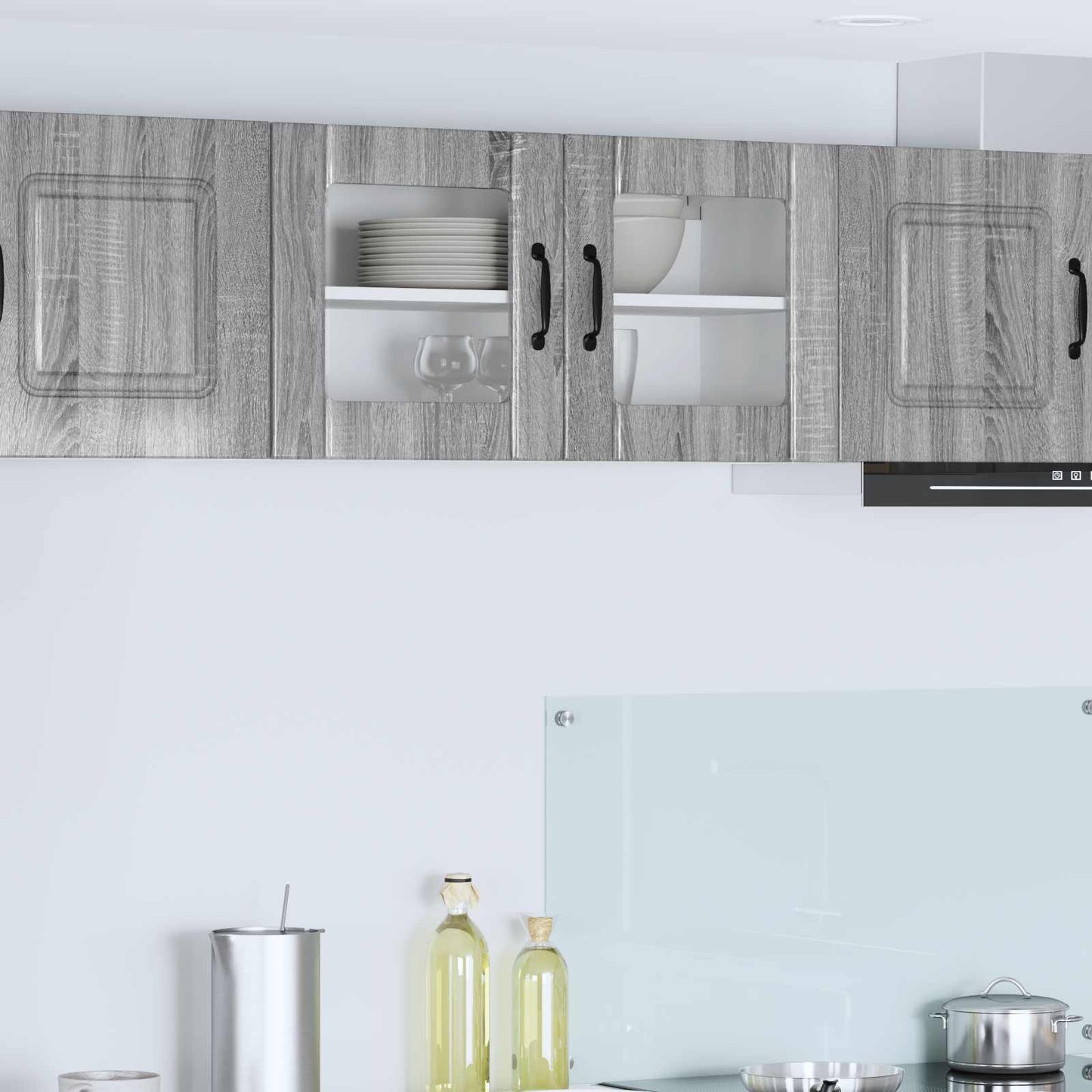 vidaXL Ραφιέρα τοίχου LUCCA Γκρι Sonoma 80 x 31 x 40 εκ