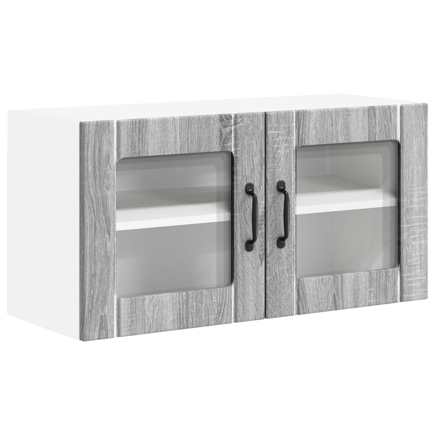 vidaXL Ραφιέρα τοίχου LUCCA Γκρι Sonoma 80 x 31 x 40 εκ