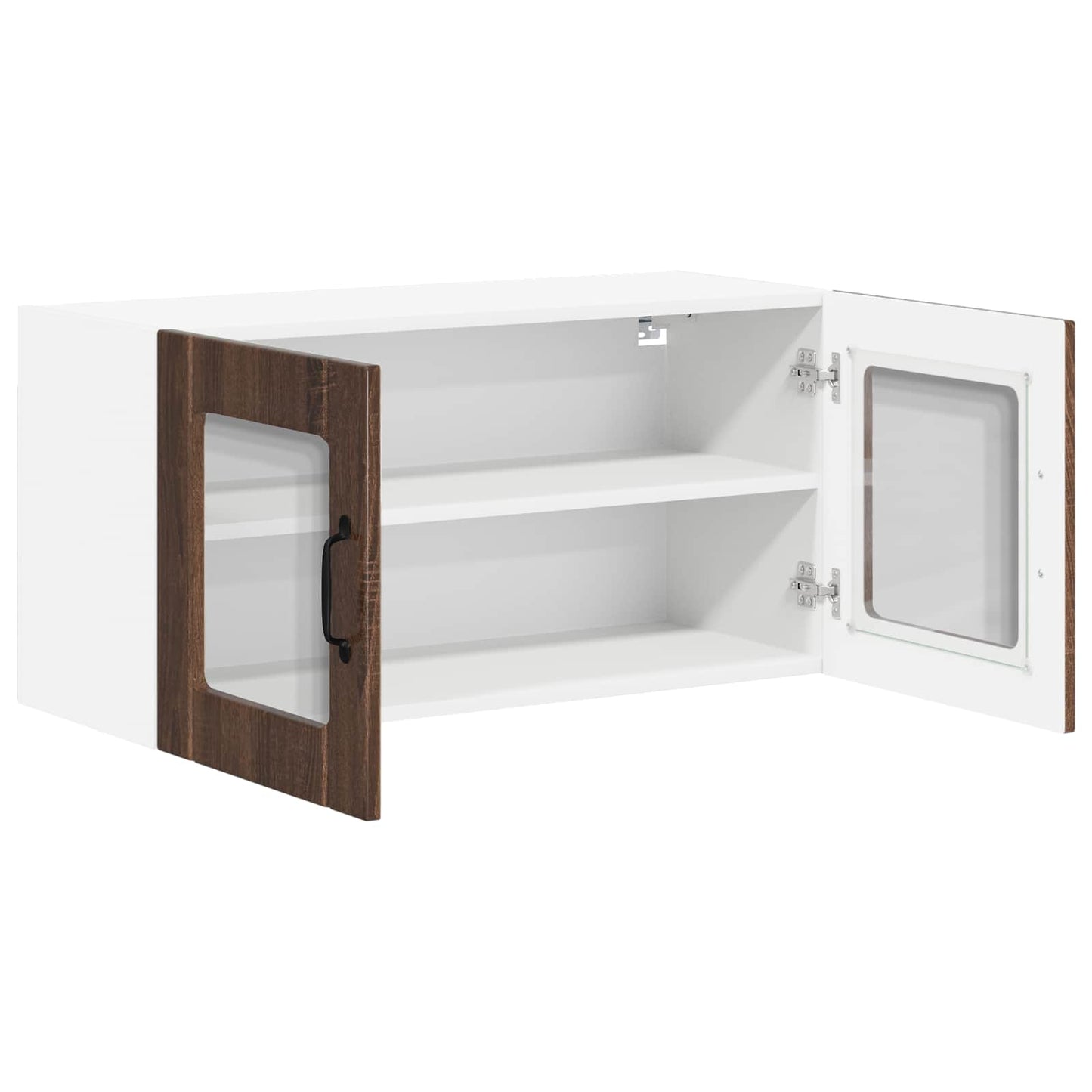vidaXL Ραφιέρα τοίχου Lucca Καφέ Ξύλο Δρυός 80 x 31 x 40 εκ
