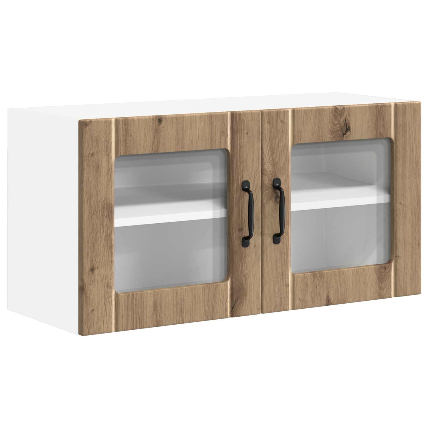 vidaXL Ραφιέρα τοίχου LUCCA Artisan Δρυς 80 x 31 x 40 εκ