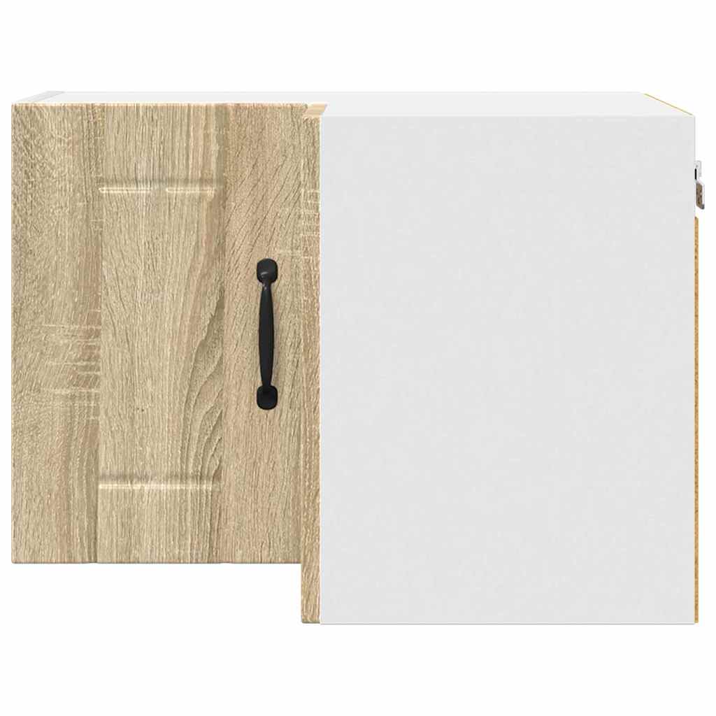 vidaXL Κρεμαστό ντουλάπι κουζίνας με ράφι Δρύς Sonoma 57 x 57 x 40 εκ.