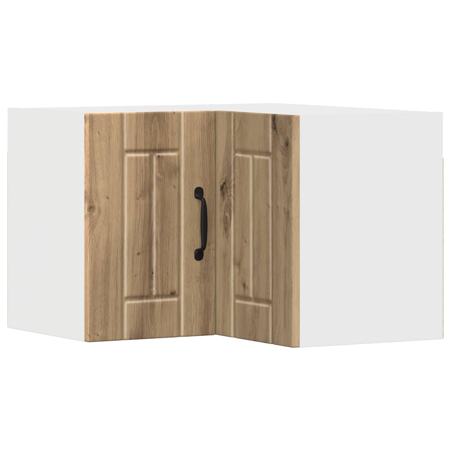 vidaXL Κρεμαστό ντουλάπι κουζίνας με ράφι Artisan Oak 57 x 57 x 40 εκ.