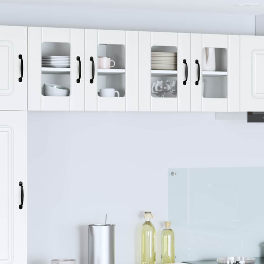 vidaXL Ραφιέρα τοίχου LUCCA Λευκό 60 x 31 x 40 εκ Επεξεργασμένο Ξύλο