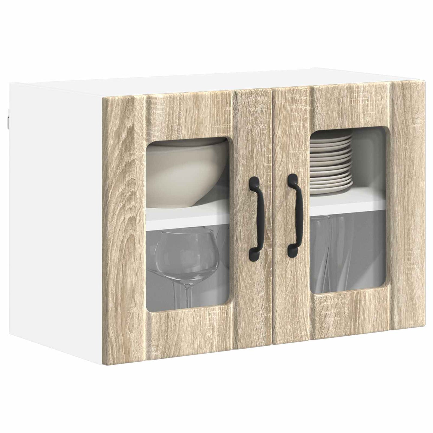 vidaXL Ραφιέρα τοίχου LUCCA Sonoma Δρυς 60 x 31 x 40 εκ