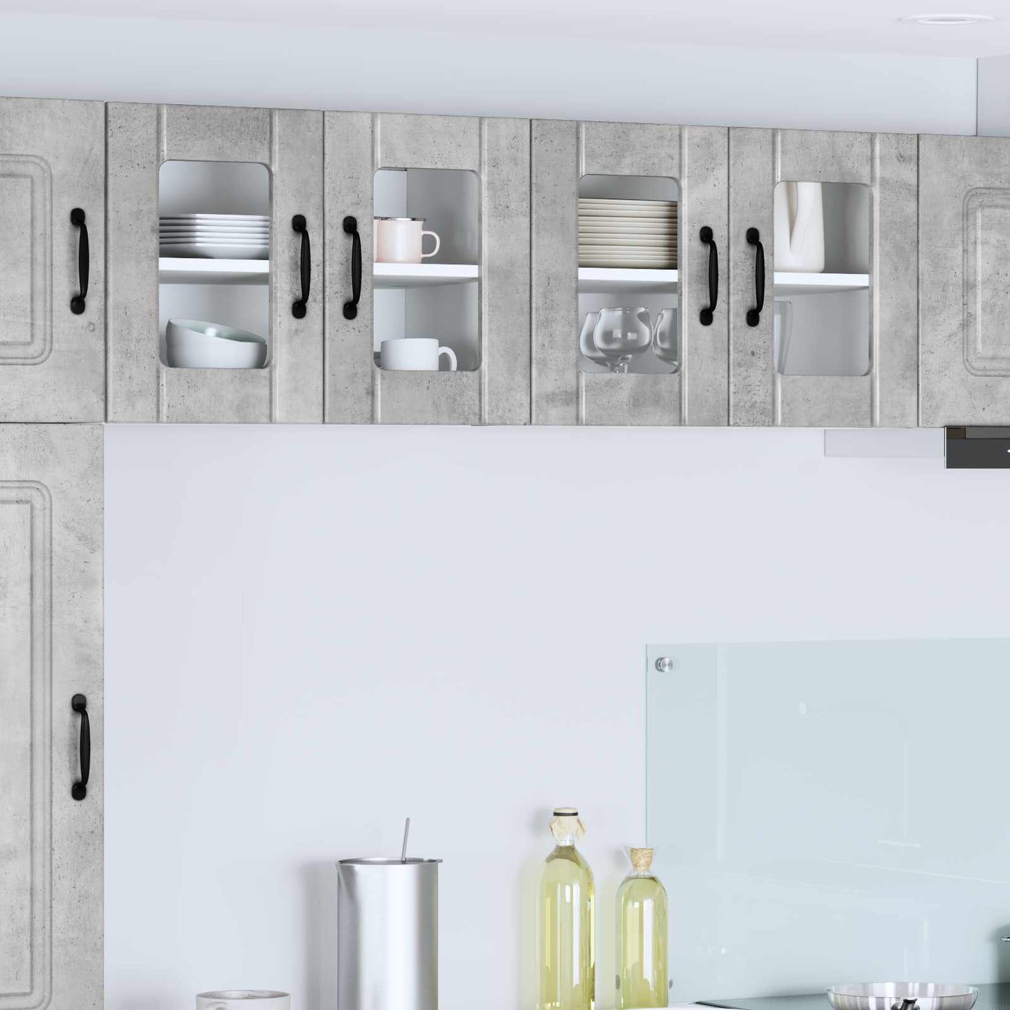 vidaXL Ραφιέρα τοίχου LUCCA Γκρι Σκυροδέματος 60 x 31 x 40 εκ