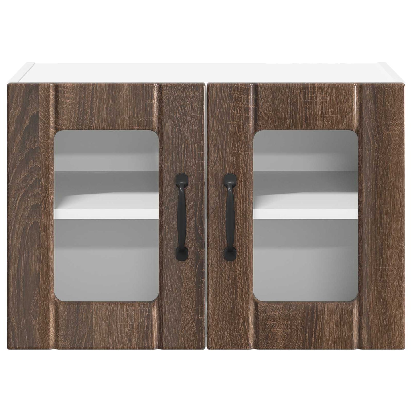 vidaXL Ραφιέρα τοίχου LUCCA 2 pcs Καφέ Ξύλο Δρυός 60 x 31 x 40 εκ