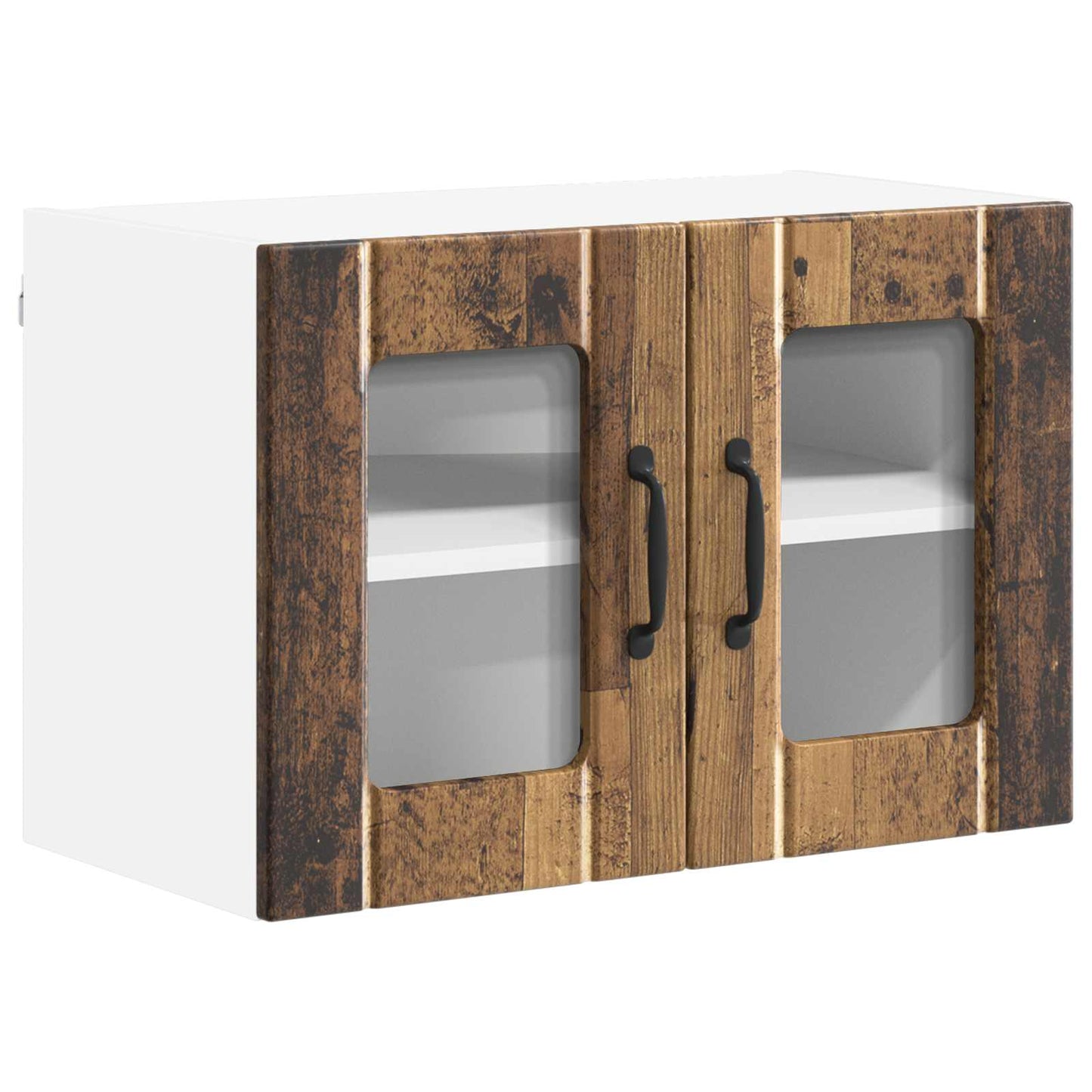 vidaXL Ραφιέρα τοίχου LUCCA 2 pcs Παλαιωμένο ξύλο 60 x 31 x 40 εκ