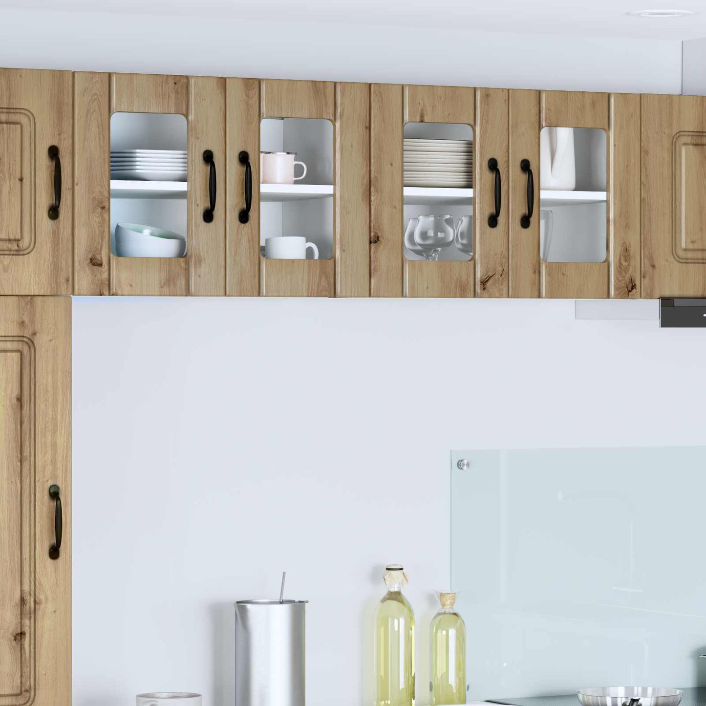vidaXL Ραφιέρα τοίχου LUCCA Artisan Δρυς 60 x 31 x 40 εκ