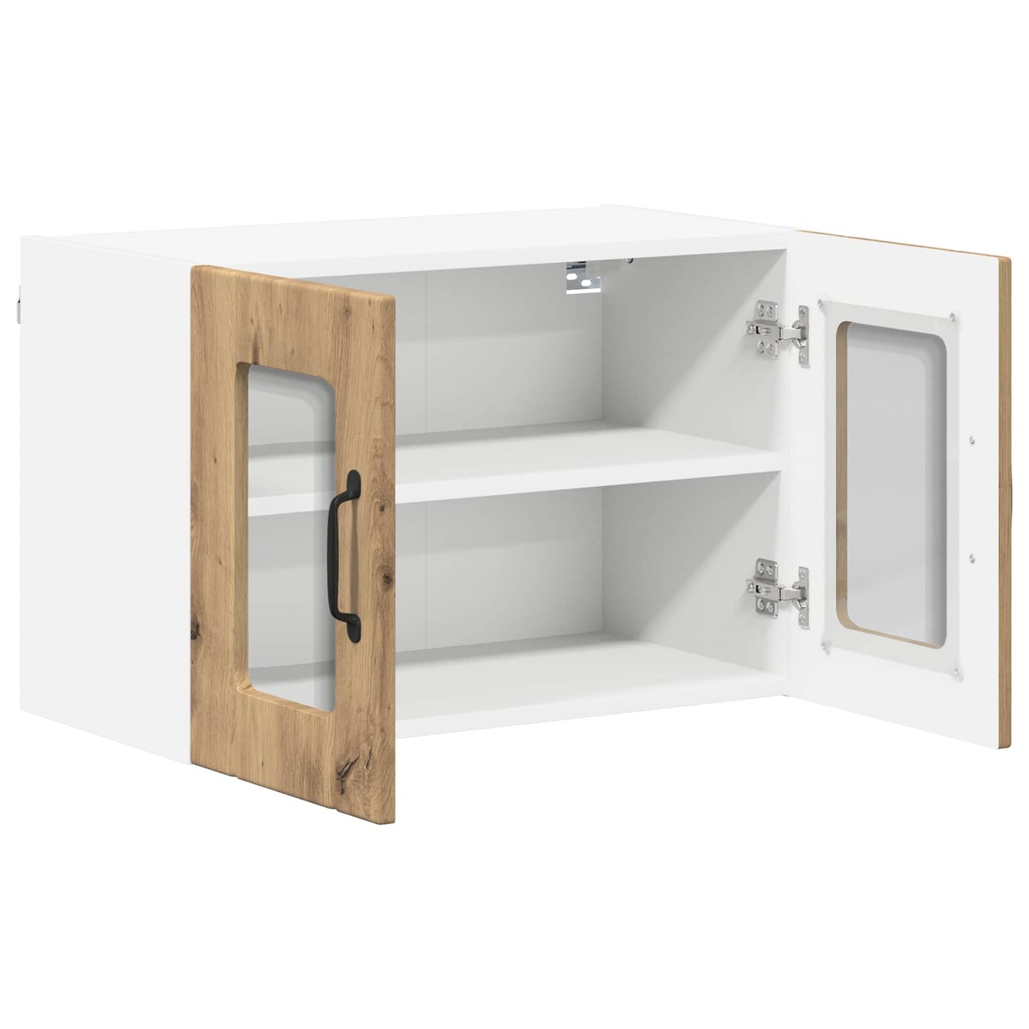 vidaXL Ραφιέρα τοίχου LUCCA 2 pcs Artisan Δρυς Επεξεργασμένο Ξύλο