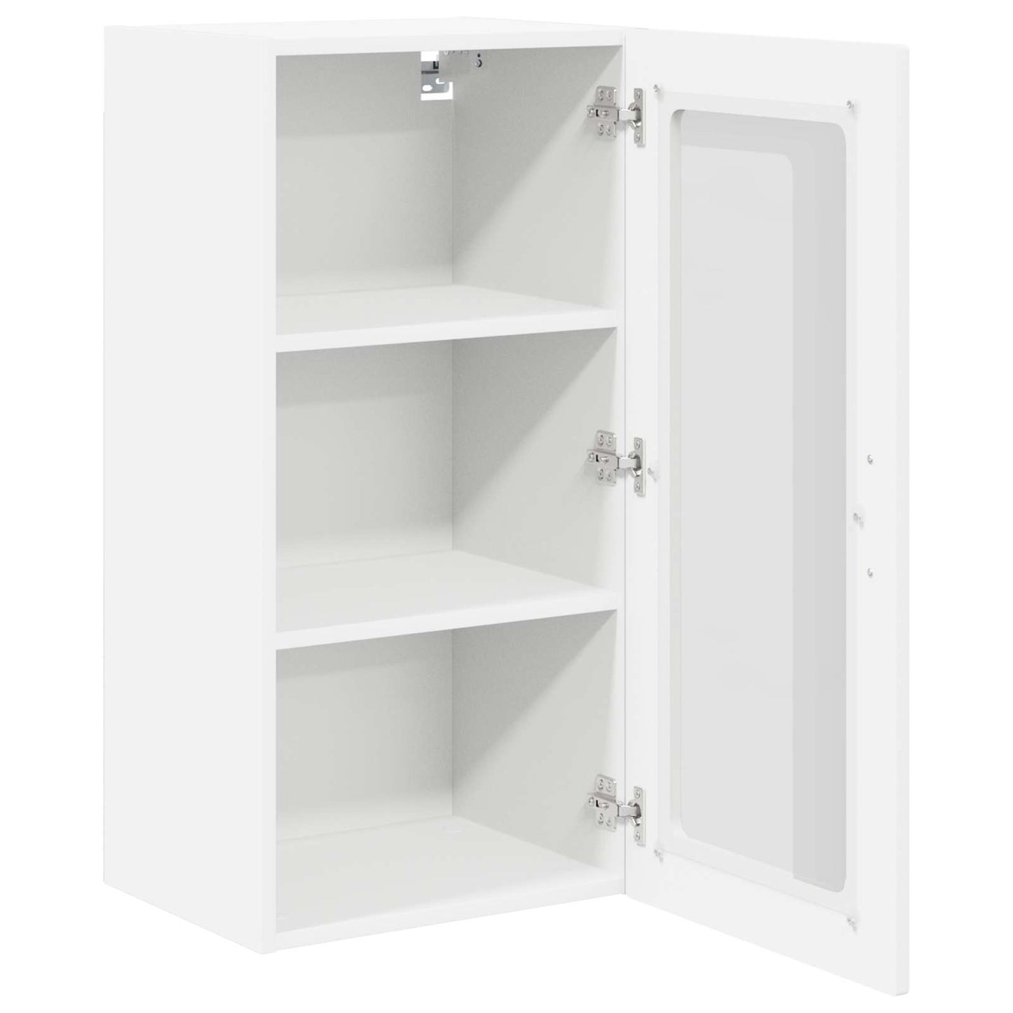 vidaXL Ραφιέρα τοίχου LUCCA Λευκό 40 x 31 x 80 εκ. Επεξεργασμένο Ξύλο