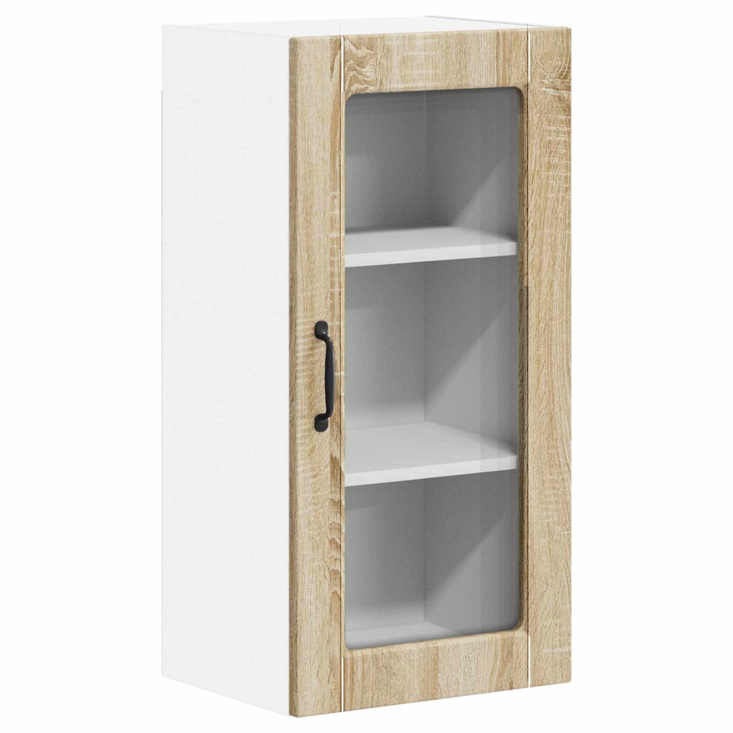 vidaXL Κρεμαστό ντουλάπι κουζίνας 2 pcs Δρύς Sonoma 40 x 31 x 80 εκ.