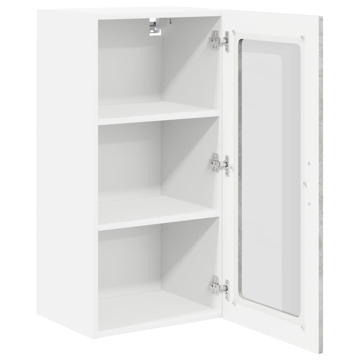vidaXL Ραφιέρα τοίχου LUCCA Γκρι Σκυροδέματος 40 x 31 x 80 εκ.