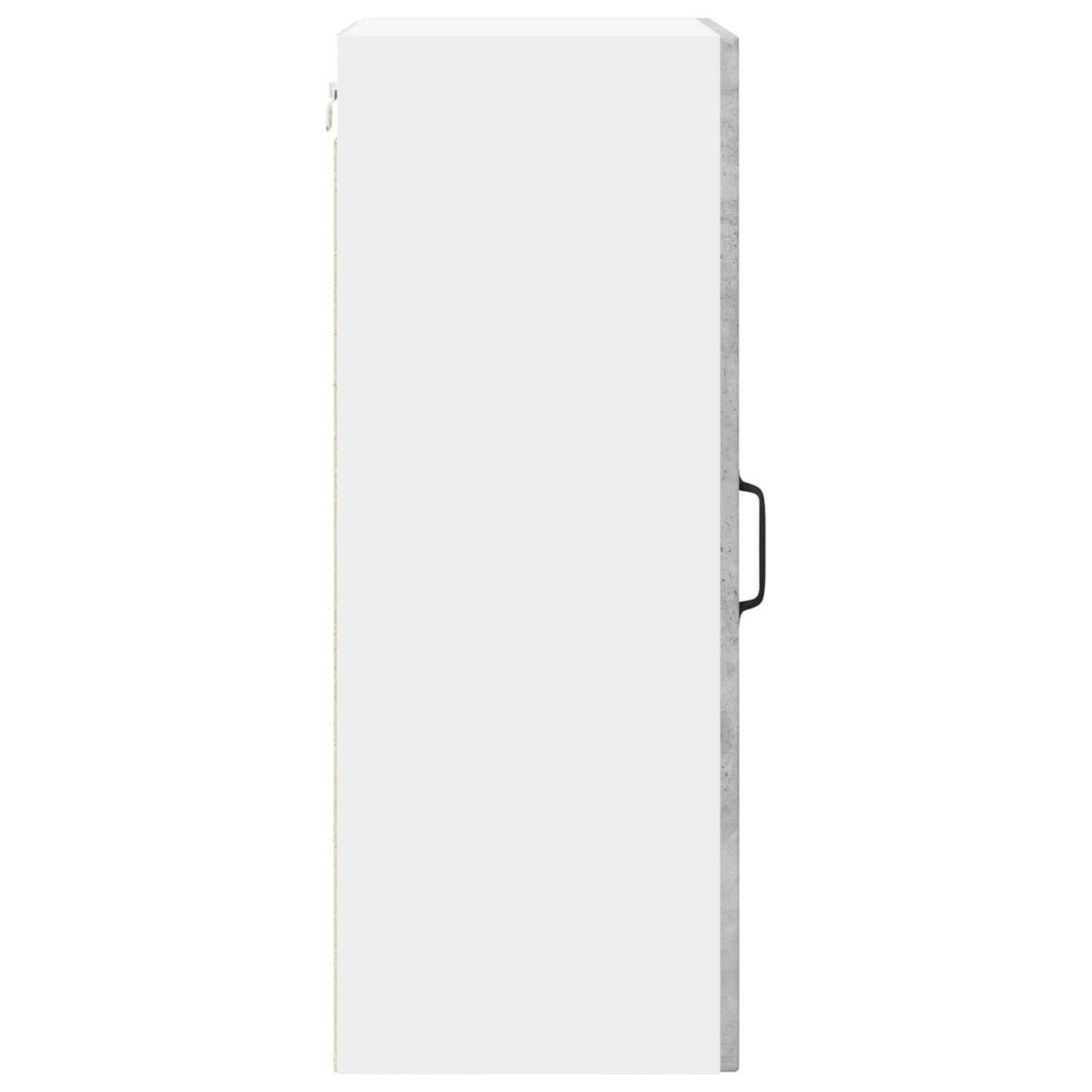 vidaXL Ραφιέρα τοίχου LUCCA Γκρι Σκυροδέματος 40 x 31 x 80 εκ.