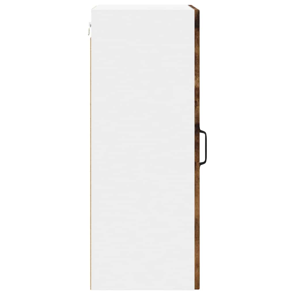 vidaXL Κρεμαστό ντουλάπι κουζίνας Καπνιστό Δρύς 40 x 31 x 80 εκ.