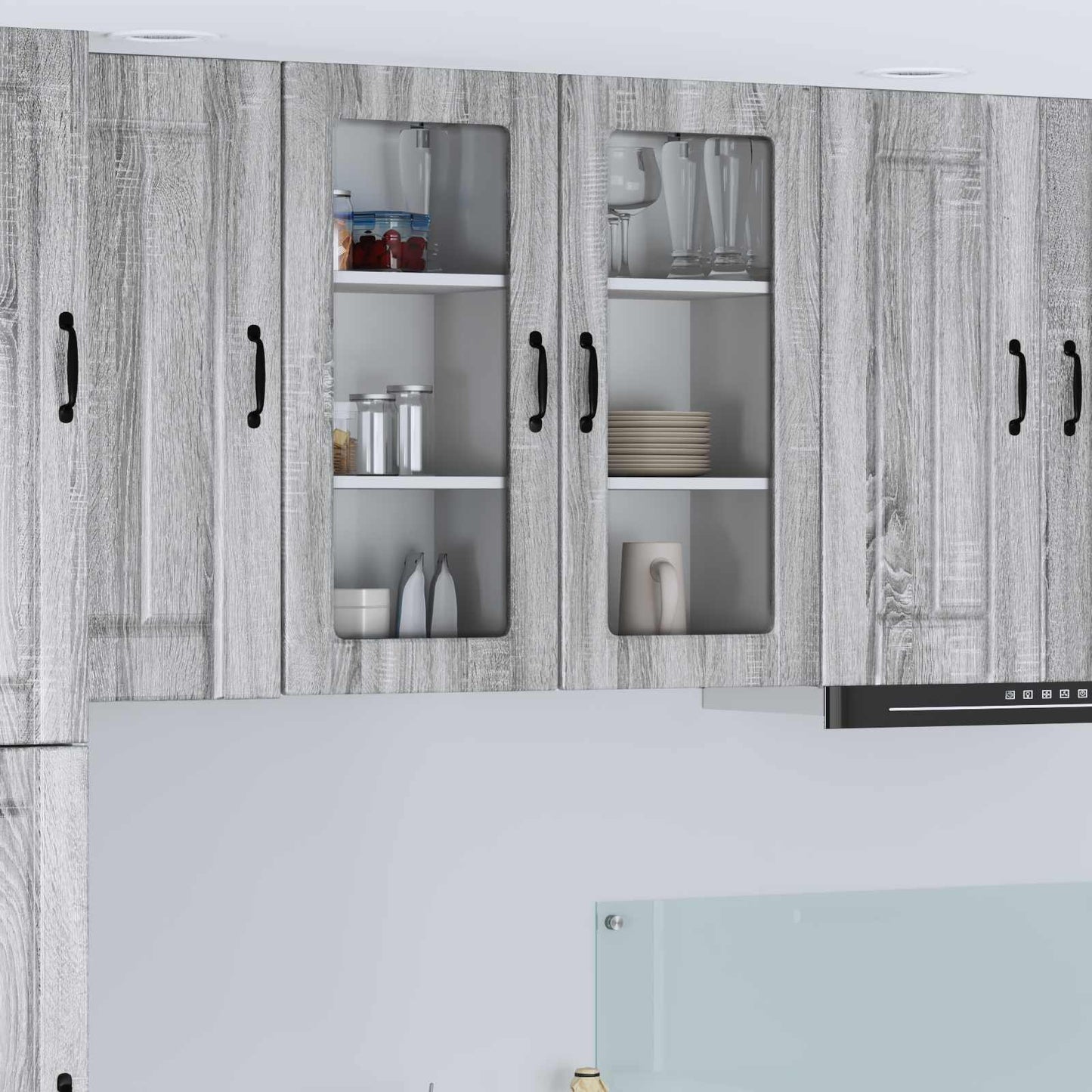 vidaXL Πάνελ πλυντηρίου πιάτων Lucca Γκρι Sonoma 40 x 31 x 80 εκ.